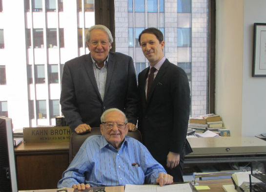 Irving Kahn, the Jewish Communal Fund’s oldest living fund holder, turned 107 today.