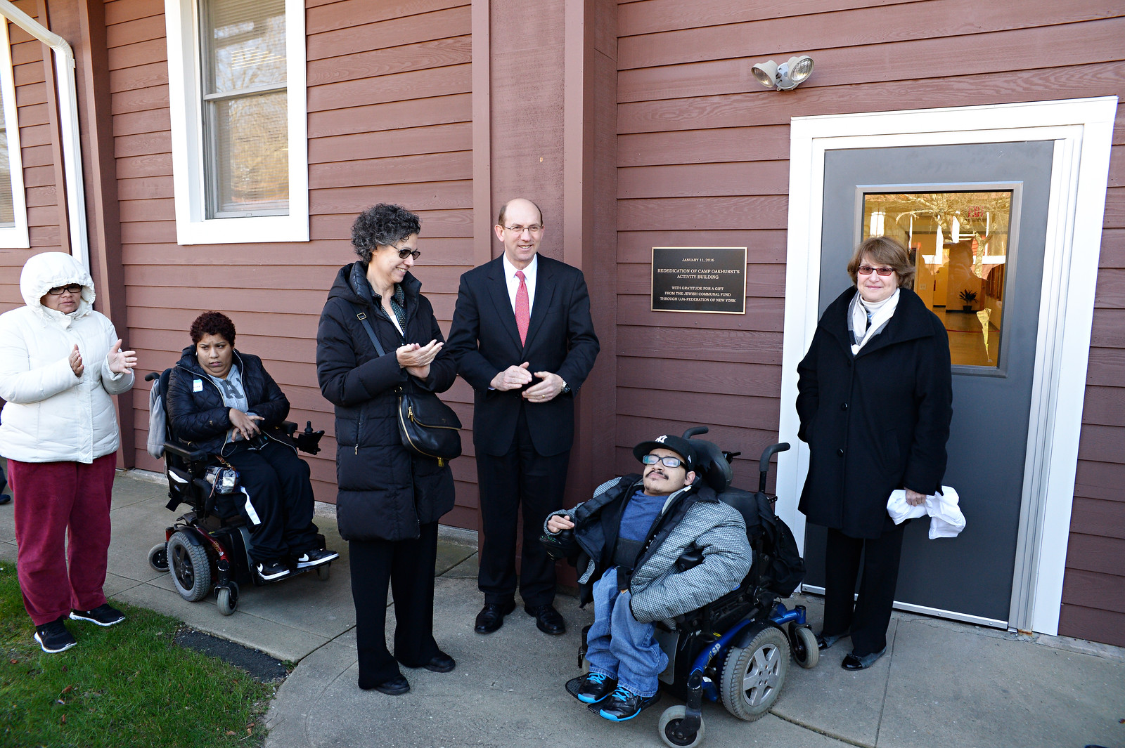 camp oakhurst dedicates activity building