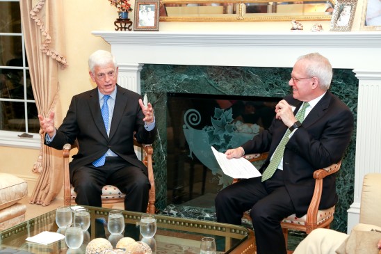 Jewish Communal Fund salon with Mario Gabelli and Jeff Stern